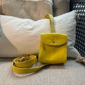 {Hobo Bags} Yellow Patent Leather Dog Leash